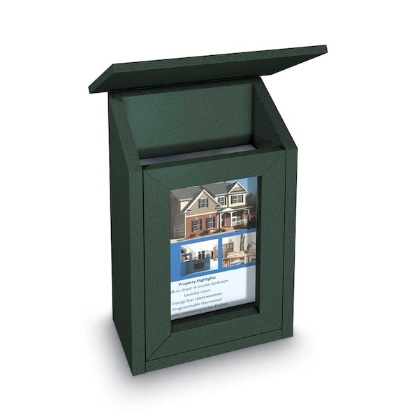 Sliding Door Indoor Enclosed Corkboard, 6
